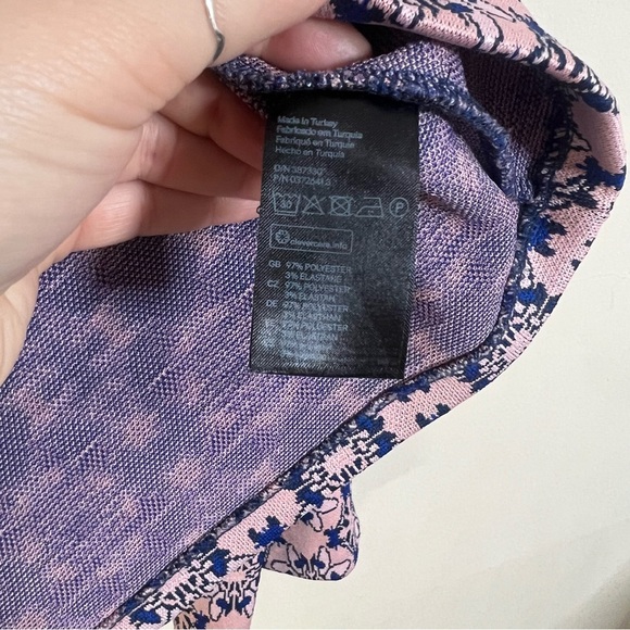 H&M Blue and White Asymmetrical Boxy - Picture 5 of 6